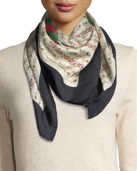 Gucci rose scarf